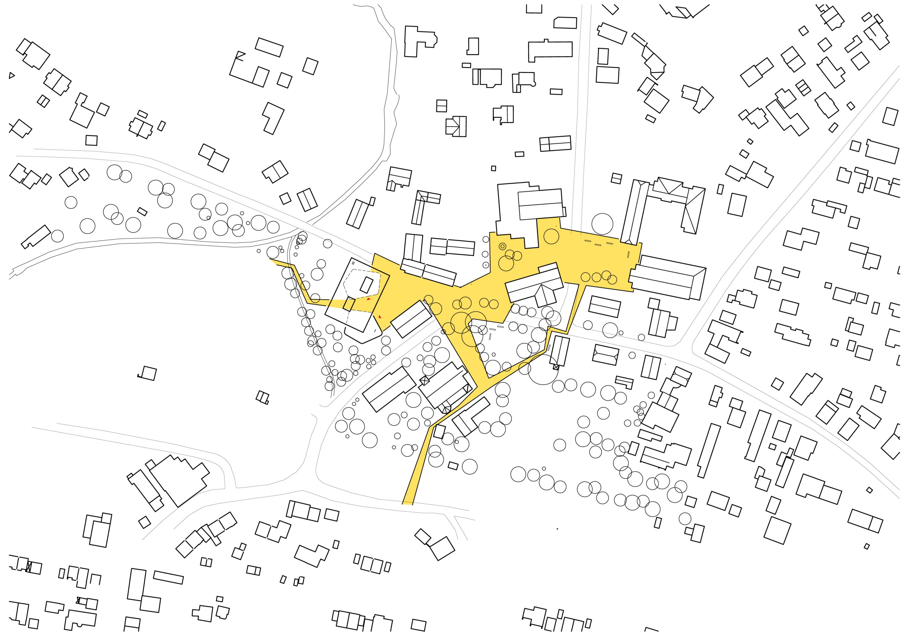 Project by Behnisch Architekturbuero, Potsdamer Platz Quartier. Pedestrian zone with shops, outdoor seating and people near the glass entrance at Potsdamer Platz.